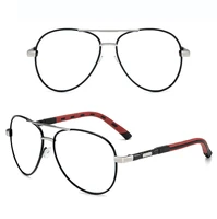 oversized al mg alloy grey frame pilot reading glasses 0 75 1 1 25 1 5 1 75 2 2 25 2 5 2 75 3 3 25 3 5 3 75 4 to6