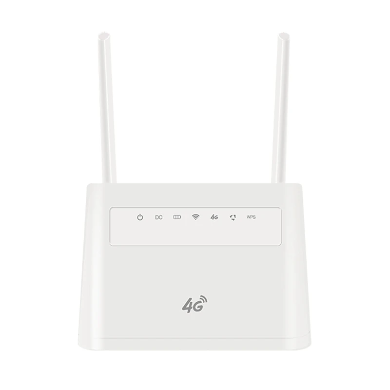 Разблокированный Домашний Беспроводной Wi Fi роутер 3G 4G LTE 300 Мбит/с 2 антенны со