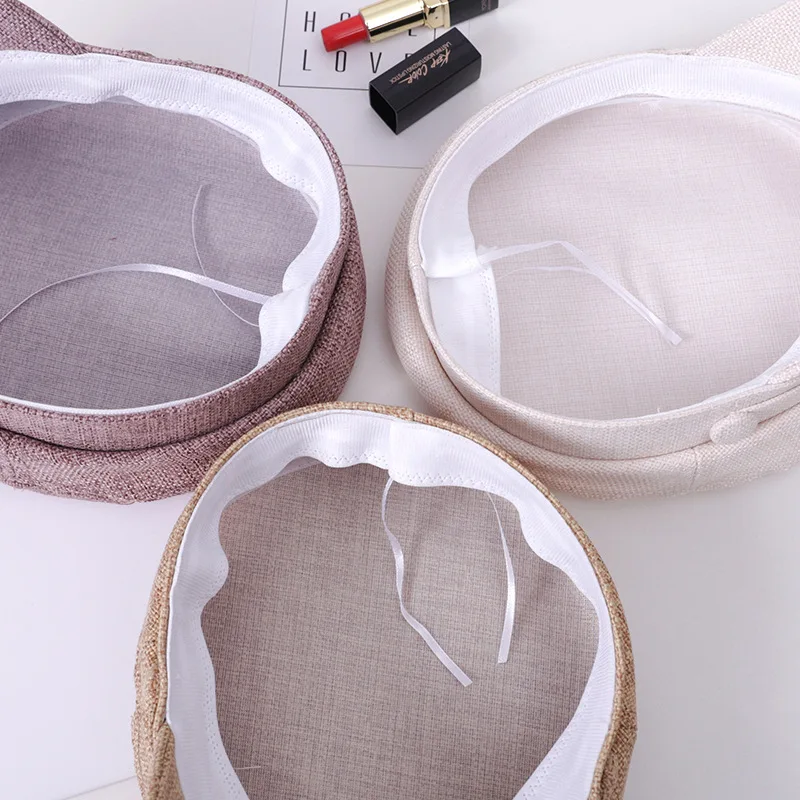 Модная женская хлопковая льняная военная шапка летние матросские шапки для