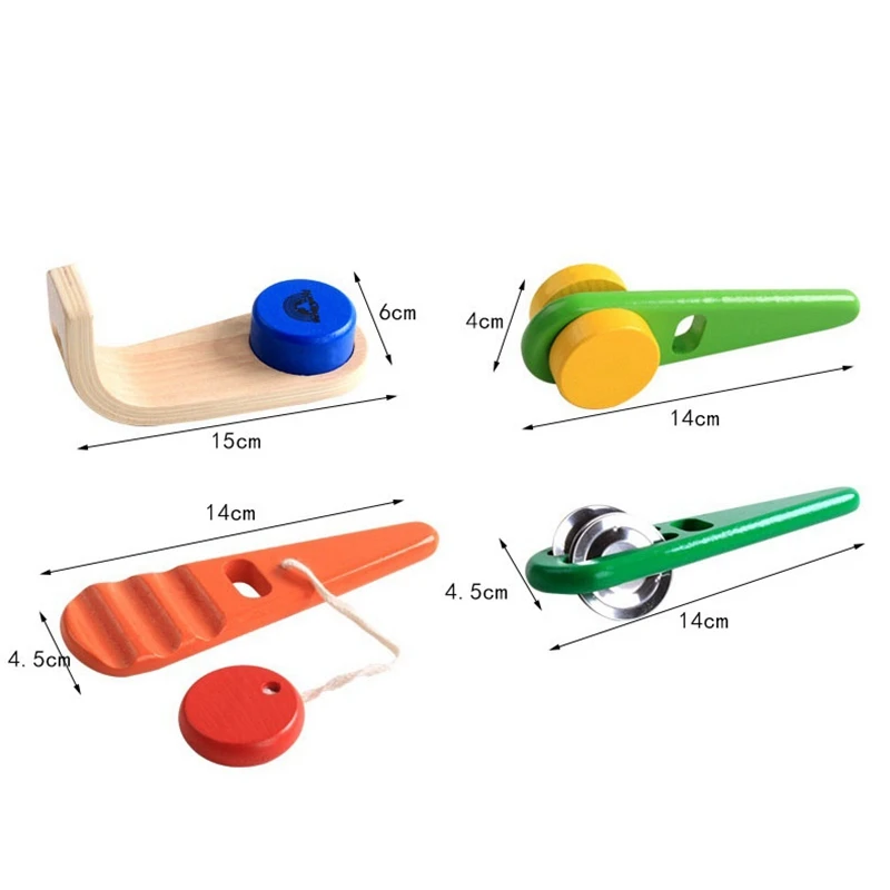 

Wooden Baby Musical Instrument Set Rattle Orff Musical Instrument Percussion String of Bells the Toy Bell Orff
