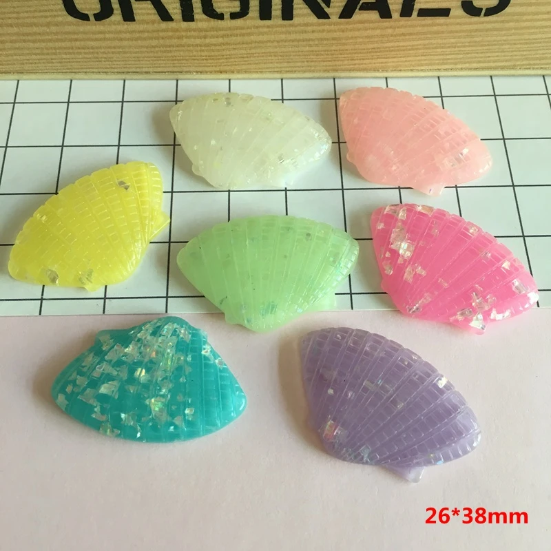 New Arrival Resin Adorable Colorful Starfish & Shell for Crafts Making Scrapbooking DIY Hair Bow Center | Дом и сад