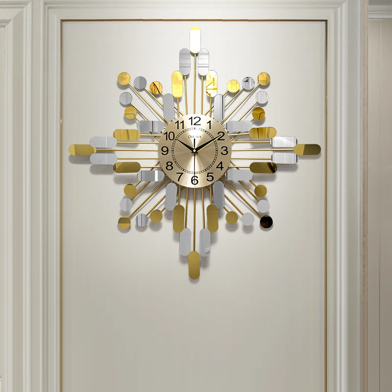 

Art Nordic Design Wall Clock Luxury Digital Fashion Wall Clock Silent Movement Creative Zegar Scienny Home Decoration 50WC