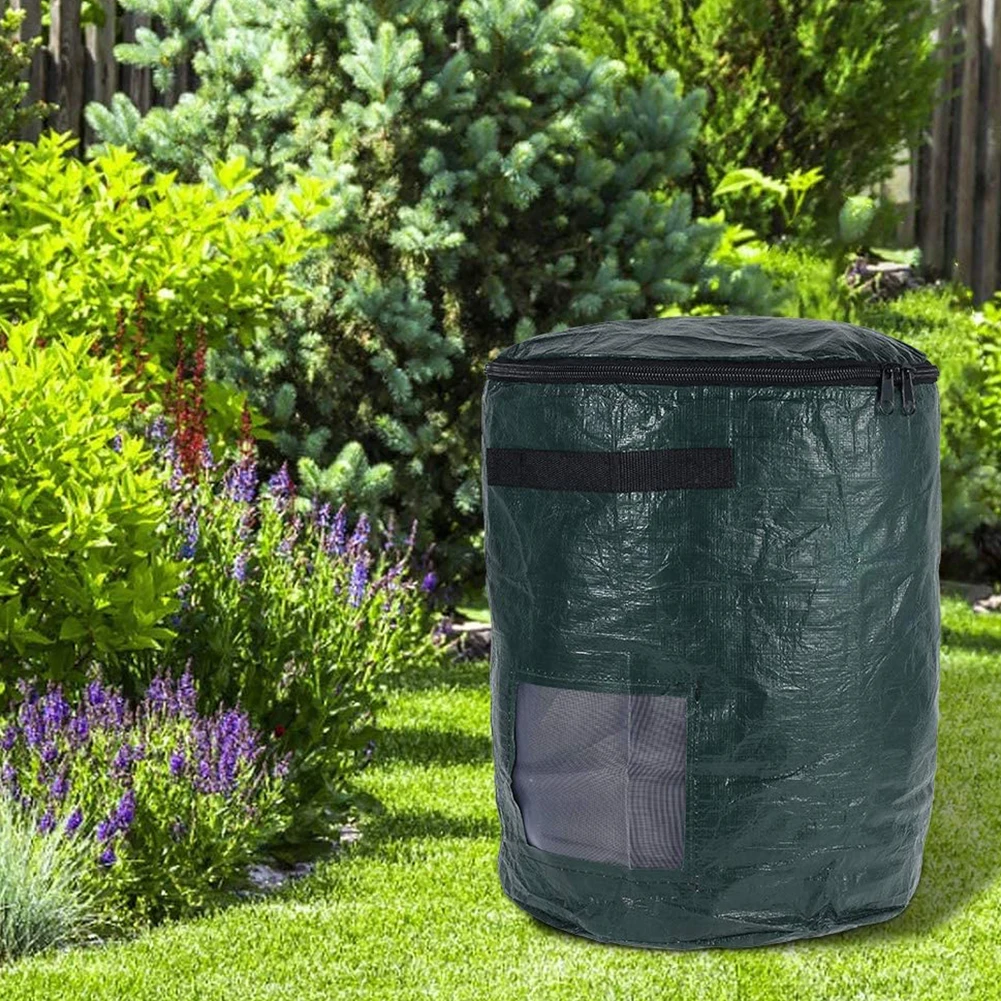 

Garden Compost Bag Environmental Organic Fertilizer Earth Grow Bag PE Cloth Planter Kitchen Waste Disposal Organic Compost Bag