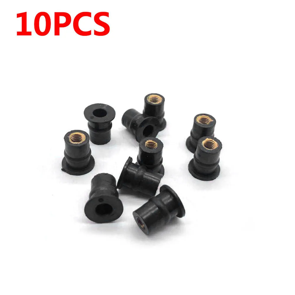 M5x0.8mm Мотоцикл лобового стекла автомобиля резиновые хорошо фиксированные гайки болты для мотоцикла Запчасти крылья бамперы автомобильные аксессуары авто Запчасти