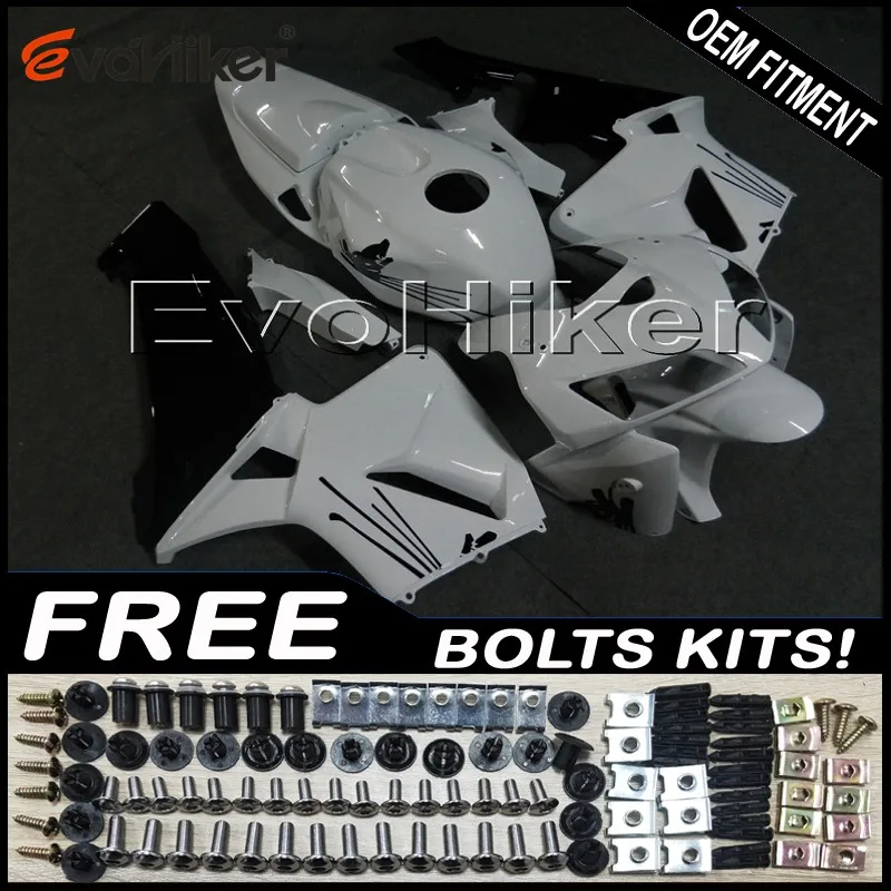 

motorcycle Fairing for CBR600RR 2005 2006 white F5 05 06 ABS motorcycle panels Injection mold