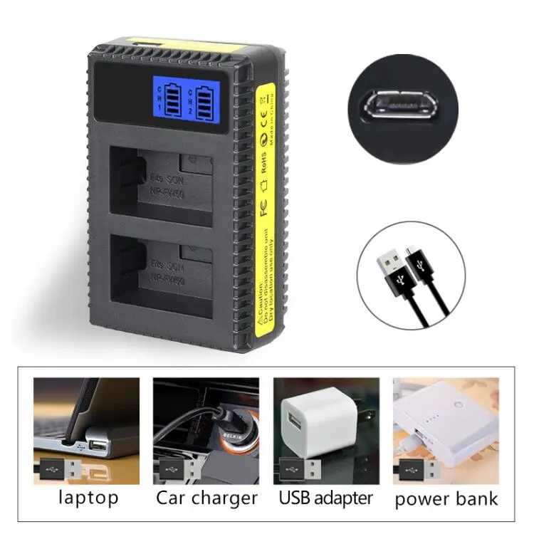 NP FW50 зарядное устройство для Sony a7m2 a7r2 S2 NPFW50 a6500 a6300 a6000 a5000 a3000 NEX 3 QX1 Battery1020mAh|Цифровые