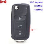 Пульт дистанционного управления для Volkswagen Phaeton Touareg 2002 03 04 2005 2006 2007 2008 2009 315 433 МГц ID46 KR55WK45022 3D0959753AK