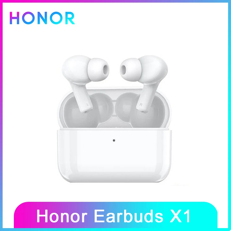 

Оригинальные наушники Honor Earbuds Choice, настоящие беспроводные наушники X1, стереонаушники с Bluetooth 5,0, водонепроницаемые двойные микрофоны с шумо...