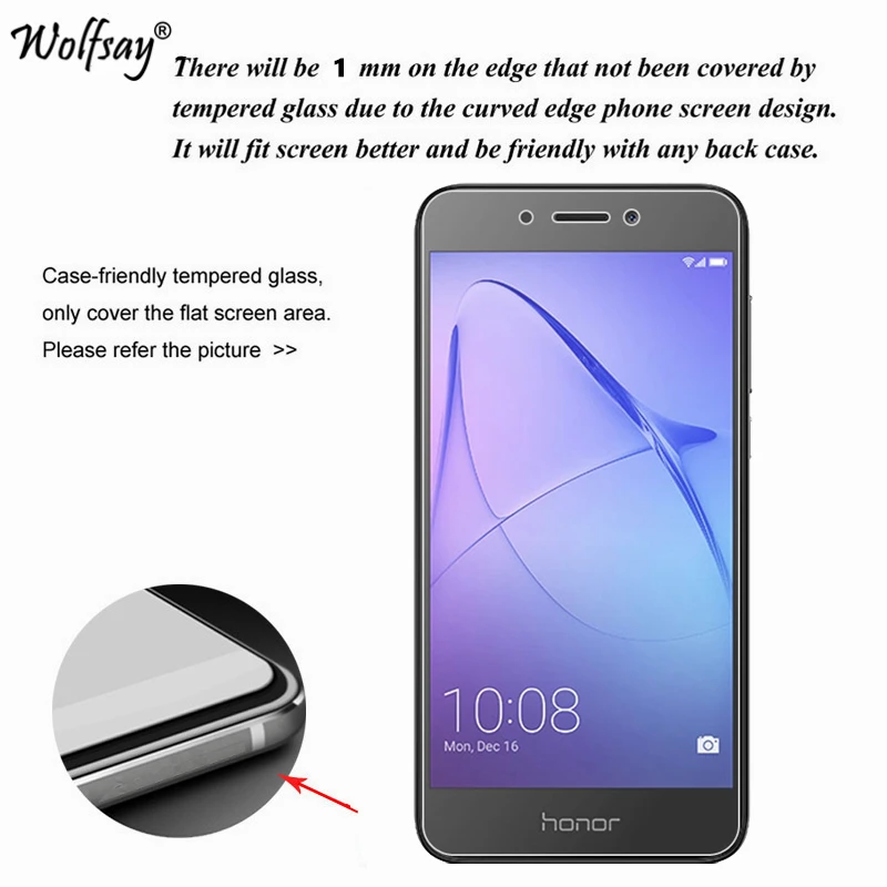 2 шт. Защитное стекло для Huawei Honor 6A закаленное защитная пленка телефона 6A|glass for