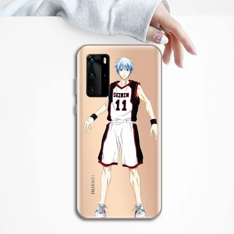 

Kuroko No Basket Phone Case Transparent for Huawei P20 P30 P40 honor 8 10i P smart 2019 Samsung A71 A21S S10 20 plus