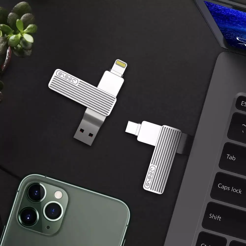 Youpin Jesis USB Type C двойной интерфейс 3 1 мобильный телефон U диск из алюминиевого сплава