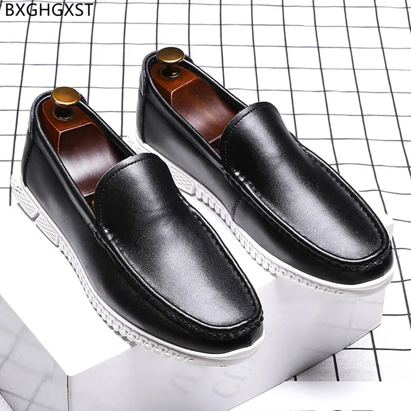 

Luxury Brand Leather Casual Shoes for Man 2022 Slip on Shoes Men Black Loafers Mens Casual Shoes Hot Sale Zapatillas De Hombre