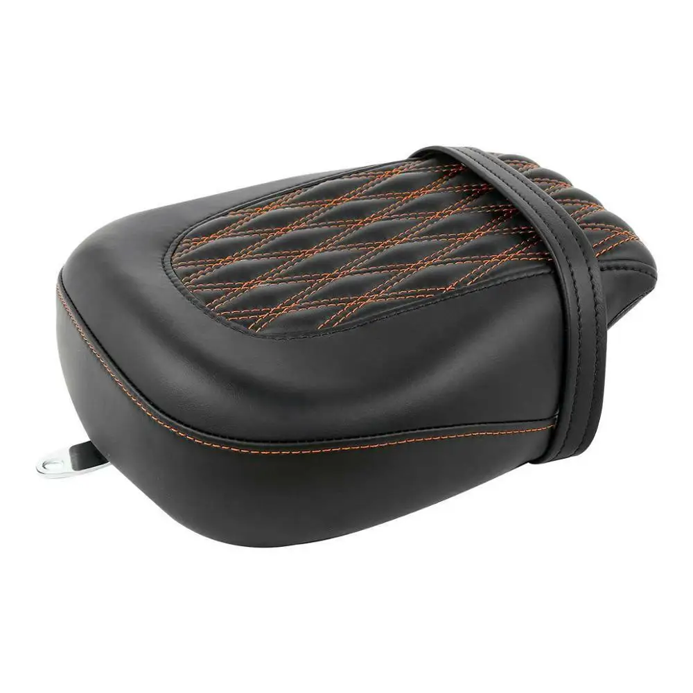 

Motorcycle Black Orange Stitching Driver Passenger Pillion Seat For Harley Touring Road Glide 09-20