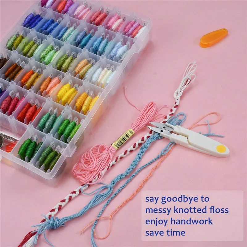 Пластиковая нить для вышивки крестиком 36 ячеек|Швейные инструменты и аксессуары|