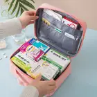 Большой вместимости, Портативный медицинская сумка аптечка первой медицинской помощи Наборы Органайзер на открытом воздухе домашняя Медицина мешок для хранения таблеток