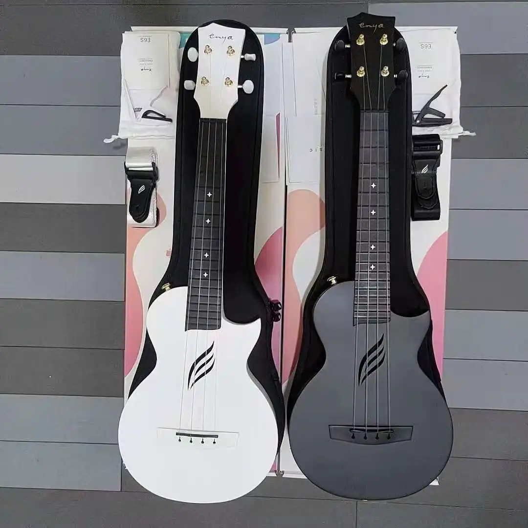 Enya укулеле концерт сопрано nova u углеродное волокно набор инструментов для с