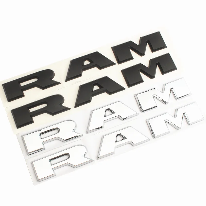 Авто аксессуары корпус автомобиля ram надпись-логотип эмблема дверь значок на крыло наклеивающиеся Переводные картинки для детей Dodge ram 1500