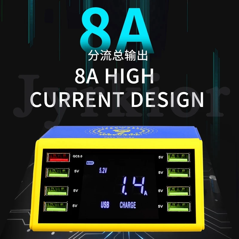 Многопортовый USB адаптер настольное настенное зарядное устройство умная быстрая