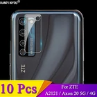 10 шт.лот для ZTE Axon 20 5G 4G Extreme A2121 Ultra Clear для заднего объектива камеры Защитная крышка мягкая закаленная стеклянная пленка