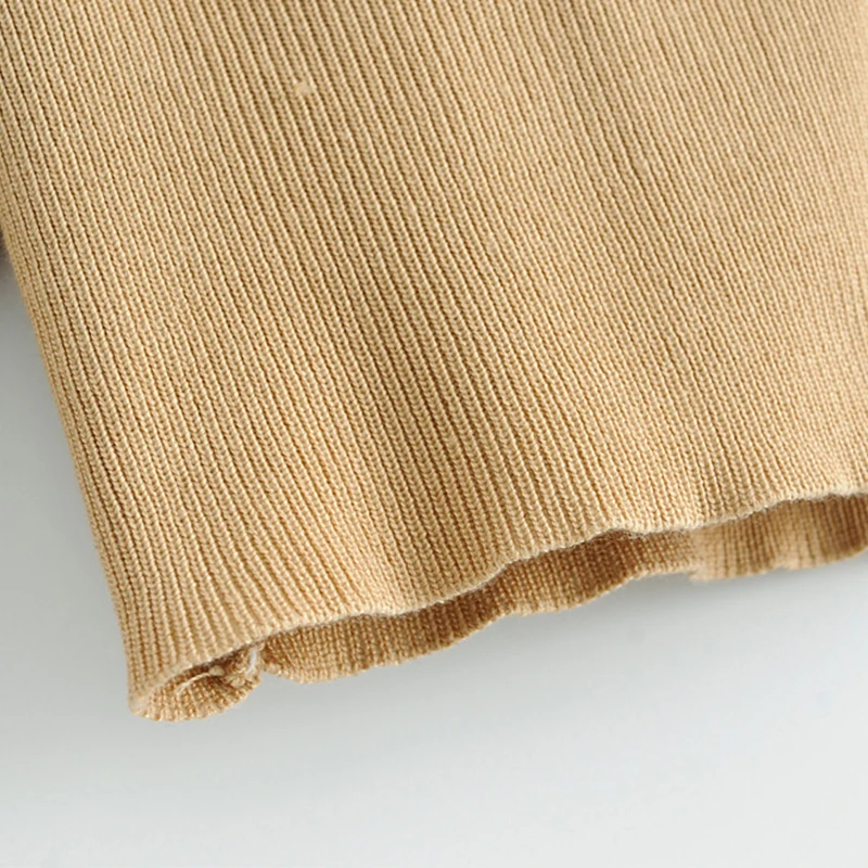2019 Autumn Women's Knitted Cardigan Soft Female Top With V-Neck And Buttons Knitwear Shortened |
