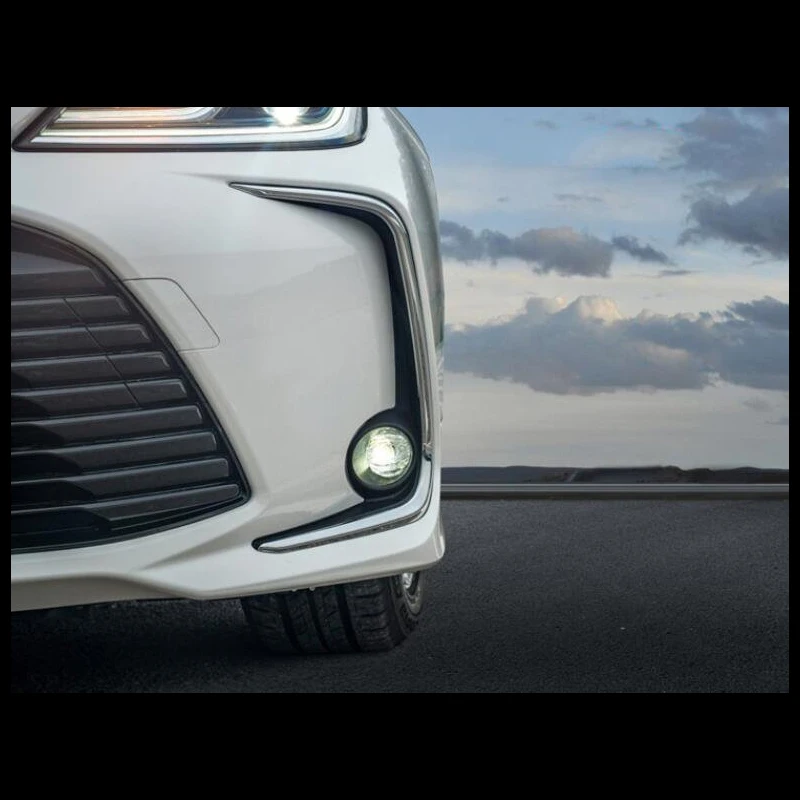 2 шт. накладки на передние противотуманные фары для TOYOTA Corolla 2019 ABS Chrome  | Хромирование -4000124014525