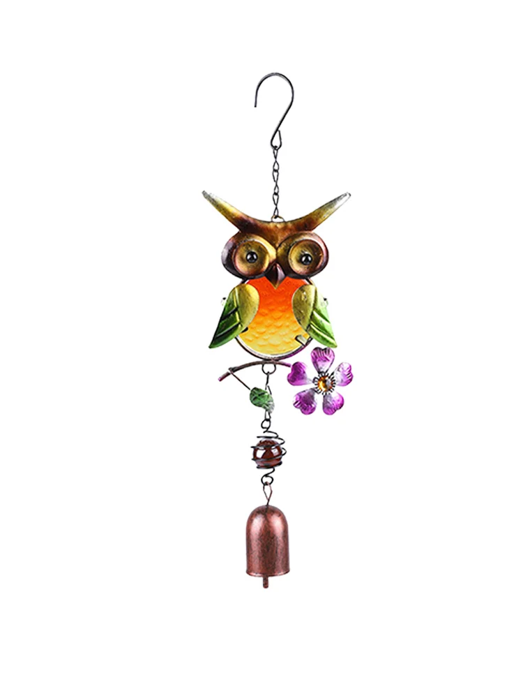 

Handmade Owl Wind Chime For Wall Window Door Wind Bell Hanging Ornaments Vintage Home Campanula Decoration Crafts
