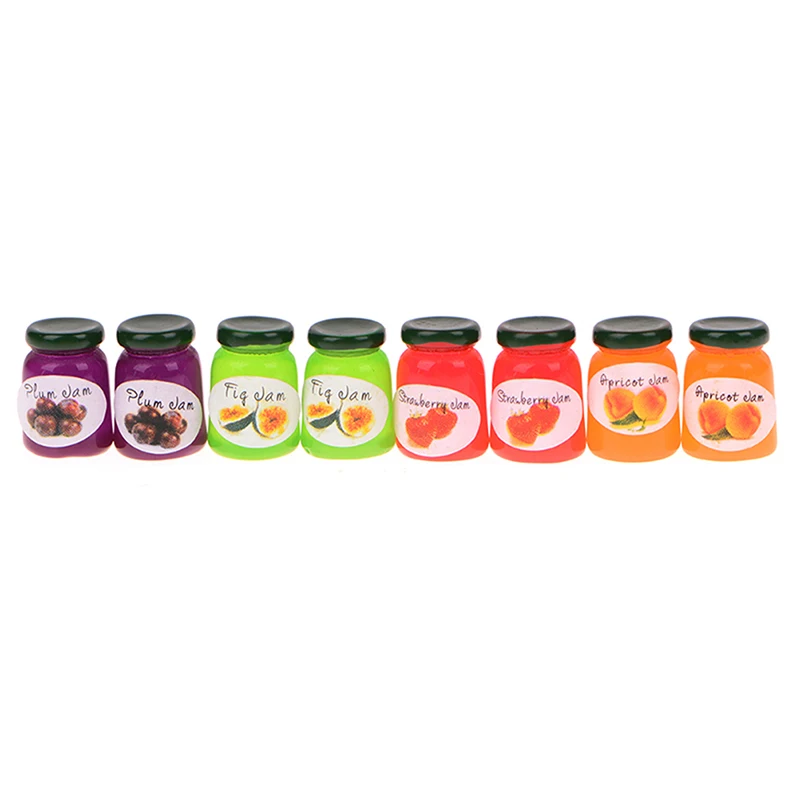 8Pcs Resin Plasticine Slime Bead Making For Charm Fruit Candy Canned jam Dollhouse Food DIY Scrapbooking Craft | Игрушки и хобби