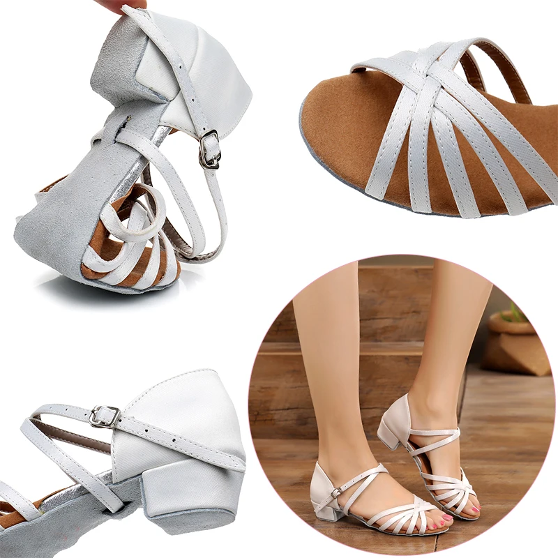 Alharbi/Новые Детские бальные танцы для малышей детей девочек Танцевальная обувь