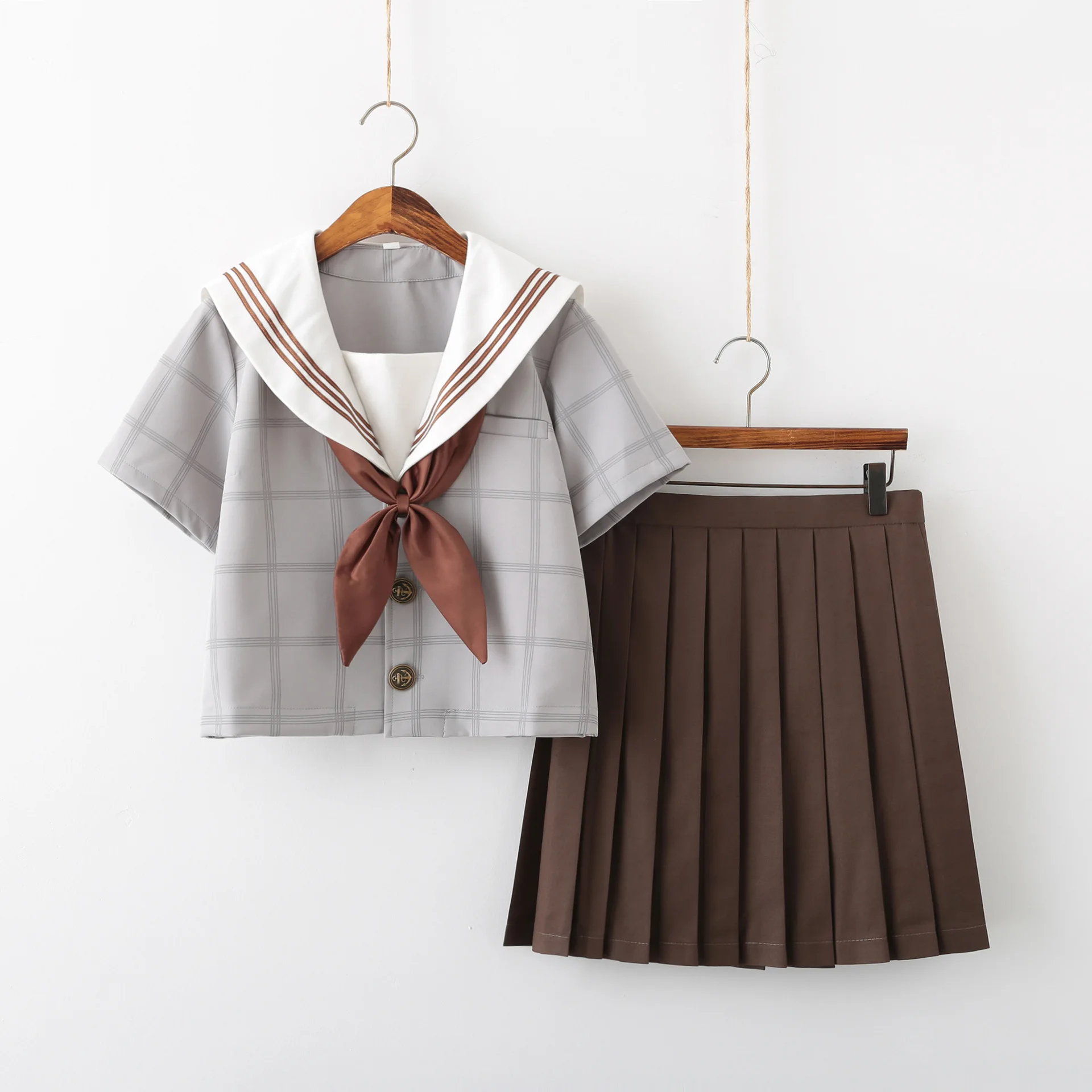 Школьная форма для студентов японская школьная аниме костюм моряка топы +