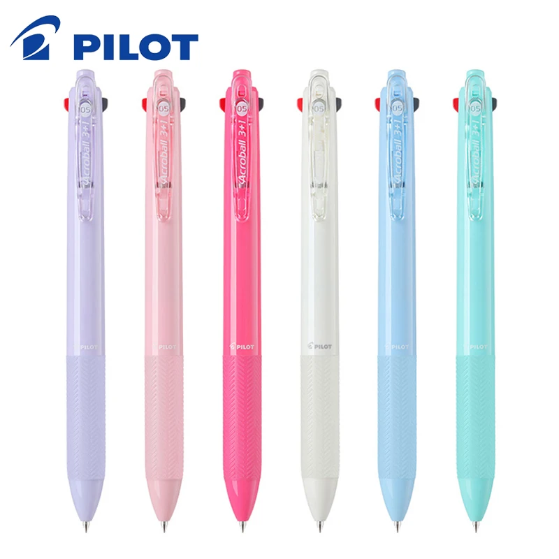 

New 1Pcs PILOT BKHAB-50F / 40F Ball-point Pen 3 + 1/2 + 1 Multifunctional Oil Pen Automatic Pencil Pressing 0.5mm Student