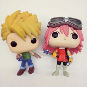 Animation FLCL Haruko Digimon Matt Action Figure Vinyl Doll Model Toys Gifts Loose No Box  Movie & TV Characters