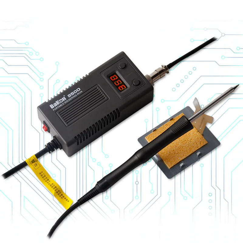 Портативный паяльник Bakon 950D 50 Вт с цифровым дисплеем паяльная станция