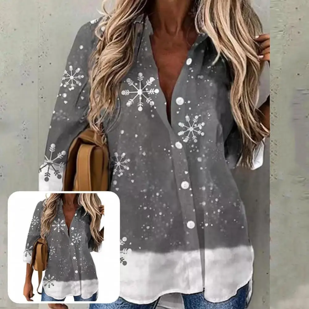 

Женская рубашка с принтом листьев, Офисная рубашка с пуговицами и застежкой в стиле ретро, весна-осень