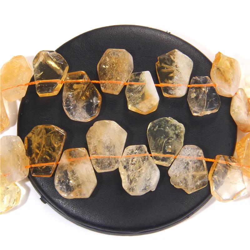 Желтые прозрачные пятиугольные цитриновые кристаллы искусственные