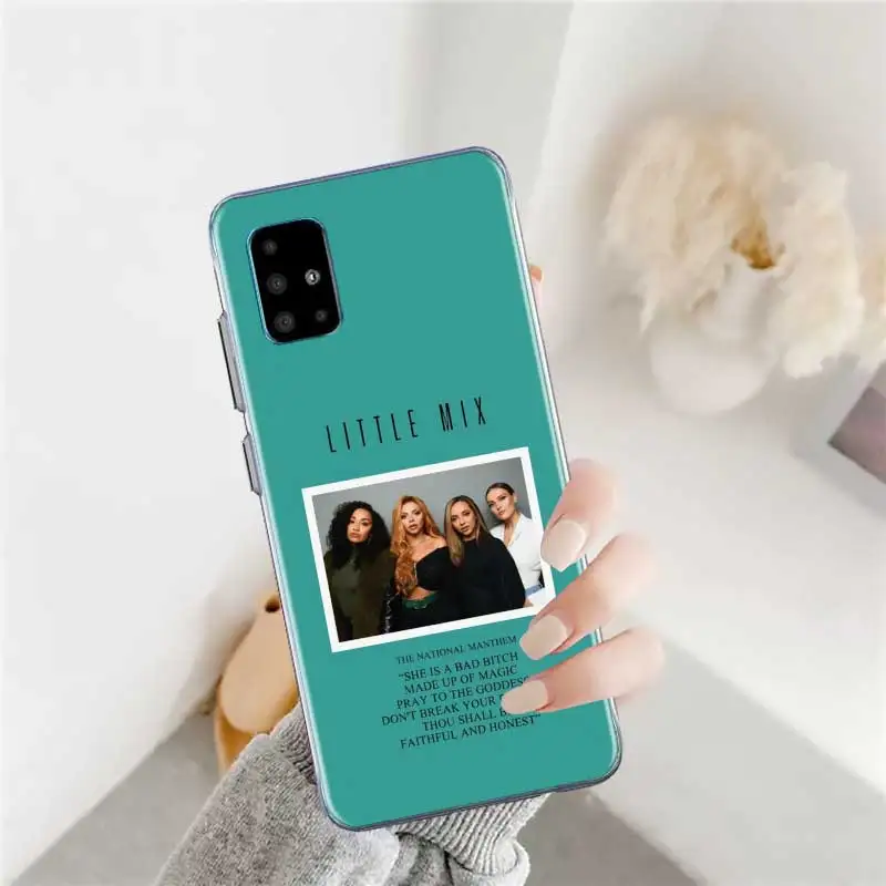 

Fashion Little Mix Tpu Case for Samsung Galaxy A71 A51 5G M30s A41 A31 A21s A01 A11 M31 M51 M40 Capa Back Phone Coque