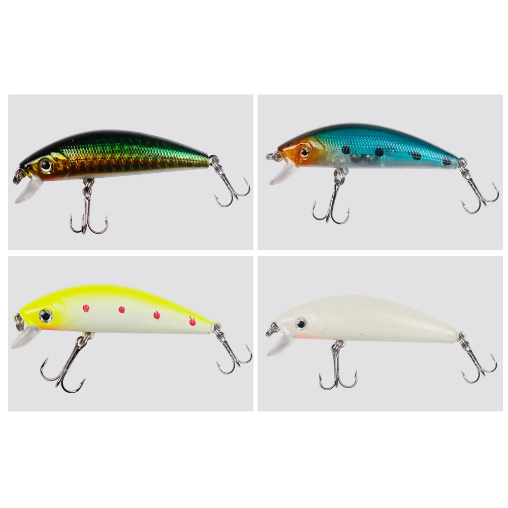 1 шт. Рыболовная Приманка Minnow лазерный жесткая искусственная приманка 3D глаза 7 см