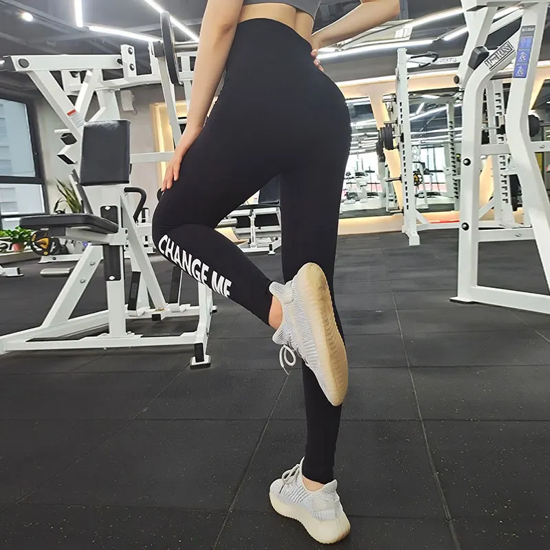 Леггинсы женские штаны пуш-ап тренировочные брюки трико пикантные спортивные