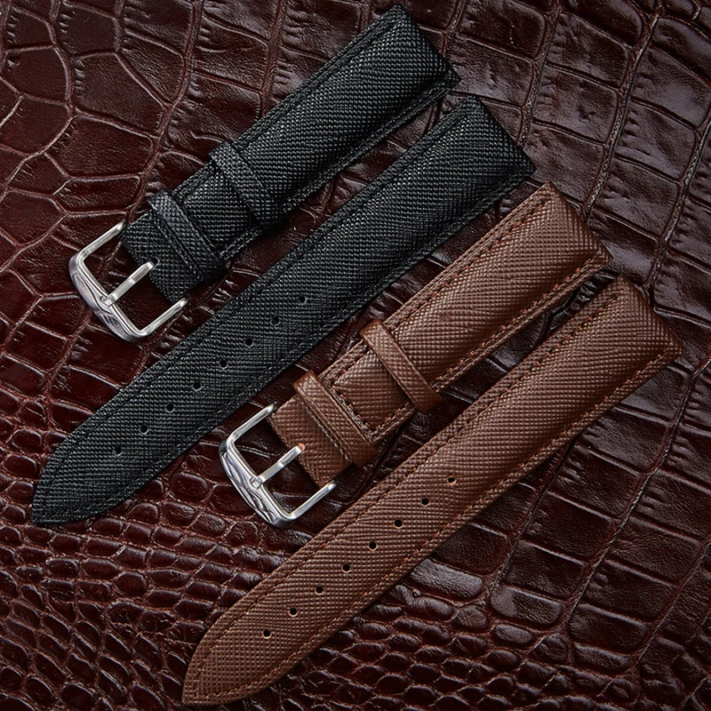 

Luxury Watch Strap Genuine Leather Belt Watchband Casual Watches Bracelet On 20mm 22mm Wristband 18mm Band Correa Reloj Pulsera