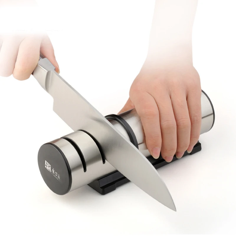 

TAIDEA kitchen knife sharpener TG1202 three-stage coarse medium fine GRINDER diamond ceramic stainless steel sharpening system