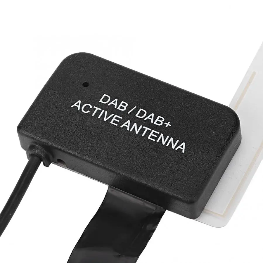 20 дБ dab цифровой радиоприемник патч Скрытая антенна самоклеящаяся антенна SMA 12 В 3 метра проволочная патч антенна SMA