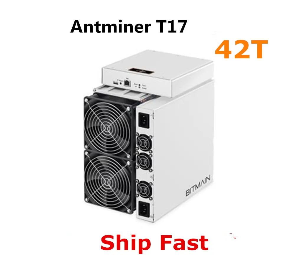 BITMAIN новейший Asic BTC BCH Miner AntMiner T17 42TH/S с БП лучше, чем S9 S11 T15 S15 S17 S17 Pro Z11 WhatsMiner M3 M10 M20S
