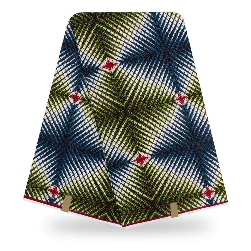 Африканская нигерийская анакра настоящая восковая ткань высокого качества