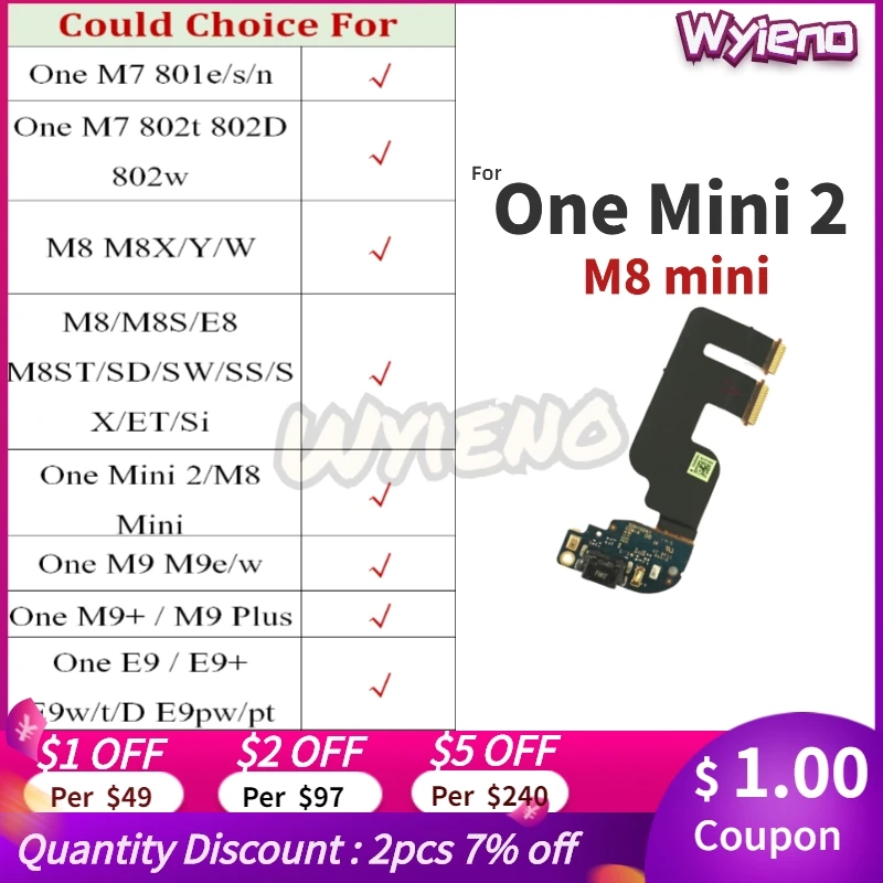 Wyieno для HTC One M7 801e M8 M8s E8 M9 E9 Plus Mini Dual SIM Версия USB док станция зарядное устройство