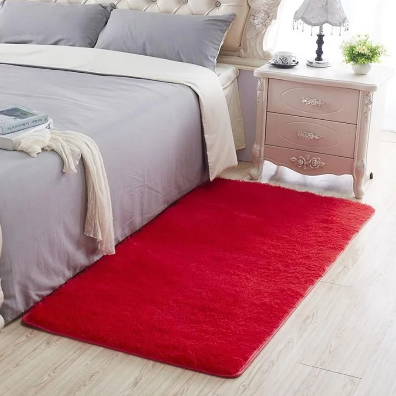 High Quality Big Size Bathroom Carpet Floor Rug Bedroom Kitchen Bathroom Mat Sofa Rug 1pcs Rectangle Solid Bath Mat Doorway Rug