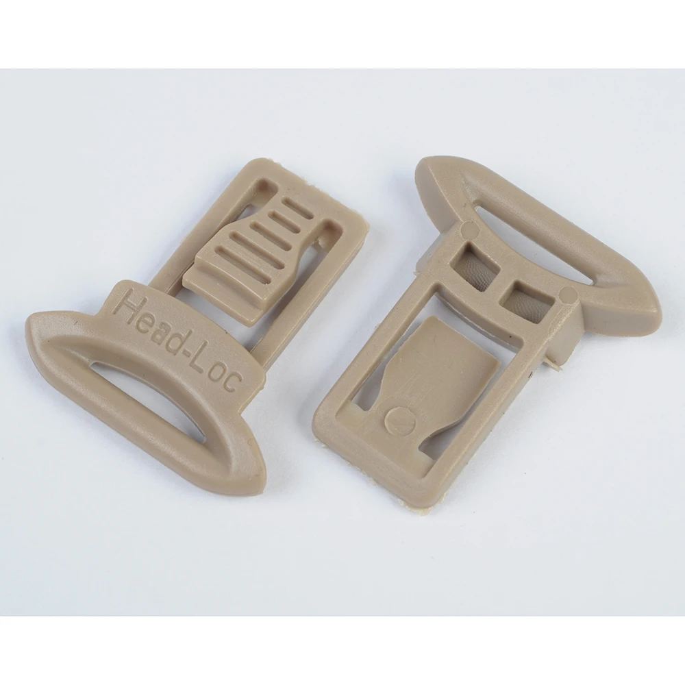 FMA Goggle Swivel Clips Set For Helmet Side Rails Airsoft Tactical Helmets Accessory Helmet Plastic Side Mount - Цвет: Tan