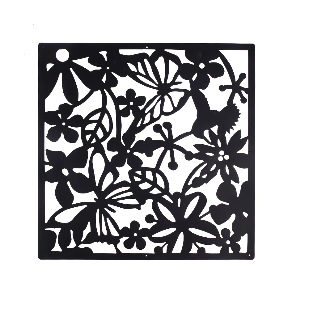 Fashion Hollow-Out Black White Hanging Screen Hollow Stickers Home &ampAmp Living Room Divider 3 Color Red Shield | Дом и сад