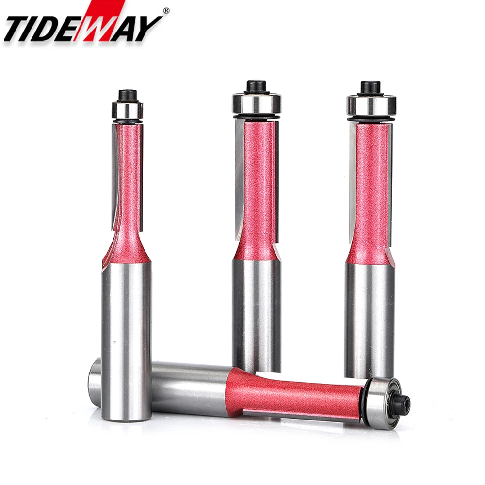 Tideway Фрезерные фрезы с подшипником для деревообработки 1/2 1/4|Фреза| |