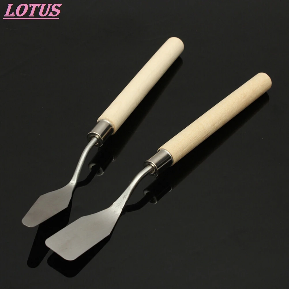 

1Pcs Math set Stainless Steel Oil Knives Artist Crafts Spatula Palette Knife For Oil Painting Art Supplies Wholesale