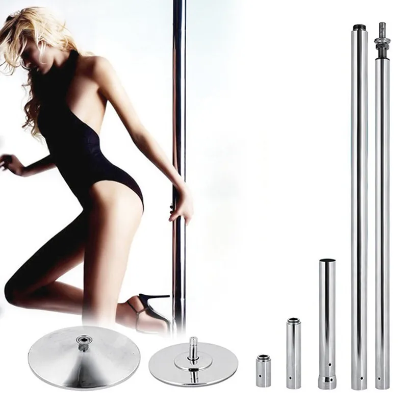 Hot Adjustable Pole Dancing Indoor 360 Spin Dance Training Pole Detachable Portable Pipe Dance Tube Gym Equipment Fitness Tools