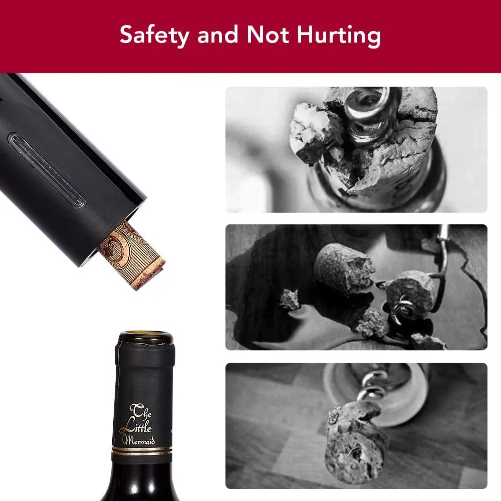 Электрический штопор для вина перезаряжаемый автоматический винной бутылки